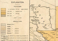 Old Map of Guatemala 1902 Vintage Map | Vintage Map Wall Art Print