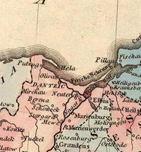Old Map of Poland 1823 Vintage Map | Vintage Map Wall Art Print