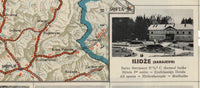 Old Map of Yugoslavia 1933 Vintage Map  | Vintage Map Wall Art Print