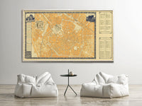 Old Map of Milan Milano 1906 Italy Vintage Map | Vintage Map Wall Art Print
