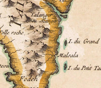 Vintage Map of Taiwan 1763  | Vintage Map Wall Art Print