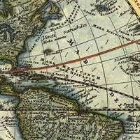 Old Map of The World  1716 Antique World Map | World Map Gift World Map Print | Vintage World Map | World Map Wall Art | Large Map Print