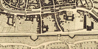 Old Map of Padua Padova Italy 1840 Vintage Map | Vintage Map Wall Art Print