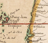 Vintage Map of Taiwan 1763  | Vintage Map Wall Art Print