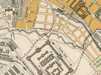 Old Map of Vienna Wien Austria 1883 Vintage Map of Vienna | Vintage Map Wall Art Print