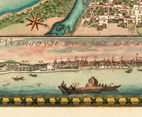 Old Map of Warsaw 1772 Poland Vintage Map | Vintage Map Wall Art Print
