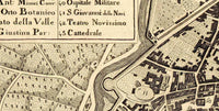 Old Map of Padua Padova Italy 1840 Vintage Map | Vintage Map Wall Art Print