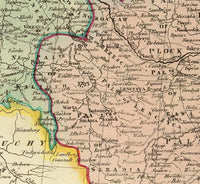 Old Map of Poland 1831 Vintage Map | Vintage Map Wall Art Print