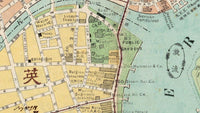 Old Map of Shanghai 1908 China Vintage Map | Vintage Map Wall Art Print