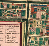 Old Map of The Hague Den Haag 1695 Antique Vintage Map  | Vintage Map Wall Art Print