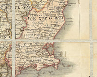 Vintage Map of Ireland 1797 Beautiful Old Map of Ireland  | Vintage Map Wall Art Print