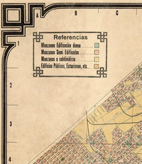 Old map of Buenos Aires Argentina 1920 Vintage Map of Buenos Aires | Vintage Map Wall Art Print