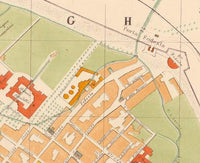 Old Map of Piacenza 1882 Vintage Map Piacenza | Vintage Map Wall Art Print