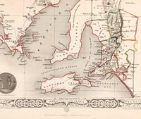 Vintage Map of South Australia 1851 Old map  | Vintage Map Wall Art Print