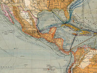 Large Old World Map in 1875 Vintage Map | World Map Gift World Map Print | Vintage World Map | World Map Wall Art | Large Map Print