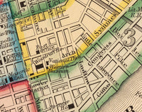 Old Map of Cincinnati 1860 Vintage Map| Vintage Map Wall Art Print