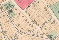 Old map of Bedford Ohio 1892 Vintage Map | Vintage Map Wall Art Print