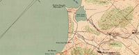 Old Map of Gallipoli Turkey 1919 Vintage Map | Vintage Map Wall Art Print