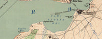Old Map of Gallipoli Turkey 1919 Vintage Map | Vintage Map Wall Art Print