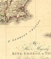 Old Map of Ireland 1797 Vintage Map of Ireland Gift | Vintage Map Wall Art Print