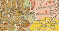 Old Map of Tallinn Estonia 1930 Vintage Map  | Vintage Map Wall Art Print