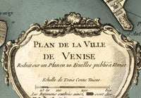 Old Map of Venice Italy 1764 Vintage Map | Vintage Map Wall Art Print