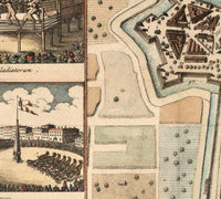 Old Map of Florence 1685 Italy Vintage Map | Vintage Map Wall Art Print