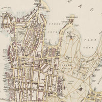 Old Map of Sydney Australia 1895 Vintage Map of Sydney | Vintage Map Wall Art Print