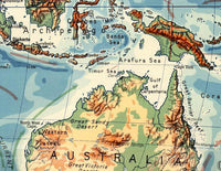 Great World Map Vintage Atlas Mercator projection Vintage Map | World Map Gift World Map Print | Vintage World Map | World Map Wall Art