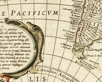 Old World Map Old Map 1641 Vintage Map  | World Map Gift World Map Print | Vintage World Map | World Map Wall Art | Large Map Print