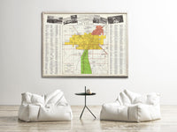 Old Map of Las Vegas Nevada Vintage Map | Vintage Map Wall Art Print