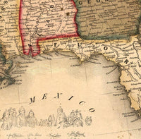 Old Map of United States of America 1849 USA Vintage Map  | Vintage Map Wall Art Print | USA Wall Art Map | Large Map Print