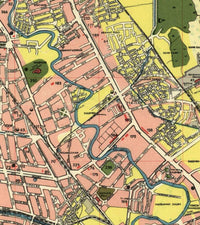 Old Map of Jakarta Batavia Indonesia Vintage Map | Vintage Map Wall Art Print