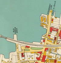 Old Map Tarrytown of New York 1893 Vintage Map | Vintage Map Wall Art Print