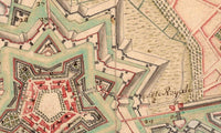 Old Map of Lille France 1717 Vintage Map | Vintage Map Wall Art Print