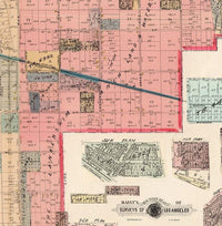 Old Map of San Fernando The Valley 1921 Vintage Map  | Vintage Map Wall Art Print