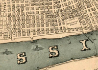 Old Map of New Orleans 1884 Vintage Map | Vintage Map Wall Art Print