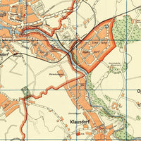 Old Map of Kiel Germany 1949 Vintage Map | Vintage Map Wall Art Print