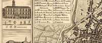 Old Map of Padua Padova Italy 1840 Vintage Map | Vintage Map Wall Art Print