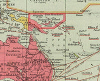 Old Map of the World in 1922 Vintage Map | World Map Gift World Map Print | Vintage World Map | World Map Wall Art | Large Map Print
