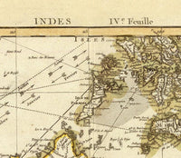 Old Map of Indonesia 1771  | Vintage Map Wall Art Print
