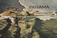 Vintage Map of Panama Canal Zone 1912 | Vintage Map Wall Art Print
