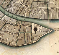 Old Map of Venice 1838 Vintage Map  | Vintage Map Wall Art Print