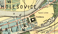 Old Map of Prague 1900 Czech Republic | Vintage Map Wall Art Print