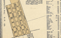 Old Map of Stockton California 1938 Vintage Map | Vintage Map Wall Art Print