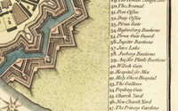 Old Map of Dresden 1800 Germany Vintage Map  | Vintage Map Wall Art Print