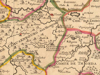 Old Map of Transylvania Romania 1708 Vintage Map | Vintage Map Wall Art Print