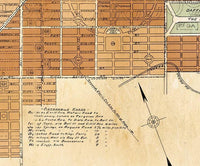 Old map of Savannah Georgia 1917 Vintage Map | Vintage Map Wall Art Print