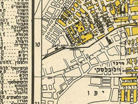 Old Map of Tel Aviv Jaffa Israel Vintage Map | Vintage Map Wall Art Print