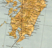 Vintage Map of Japan - fine reproduction  | Vintage Map Wall Art Print